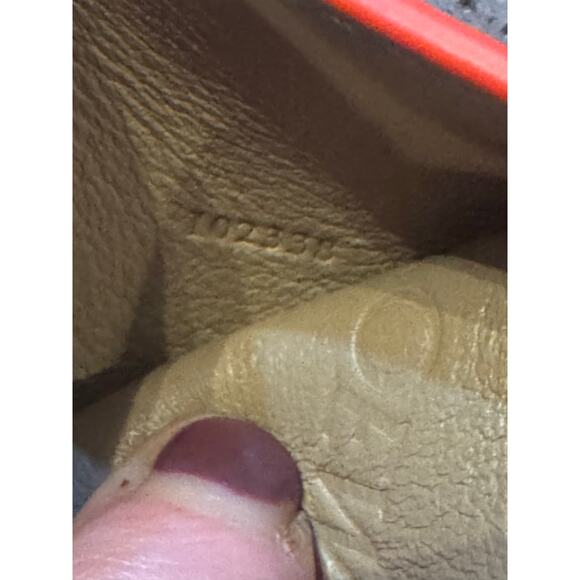 Loewe Puzzle Fold Pouch Orange Bag Charm Calfskin Authentic CoA - Picture 4 of 4